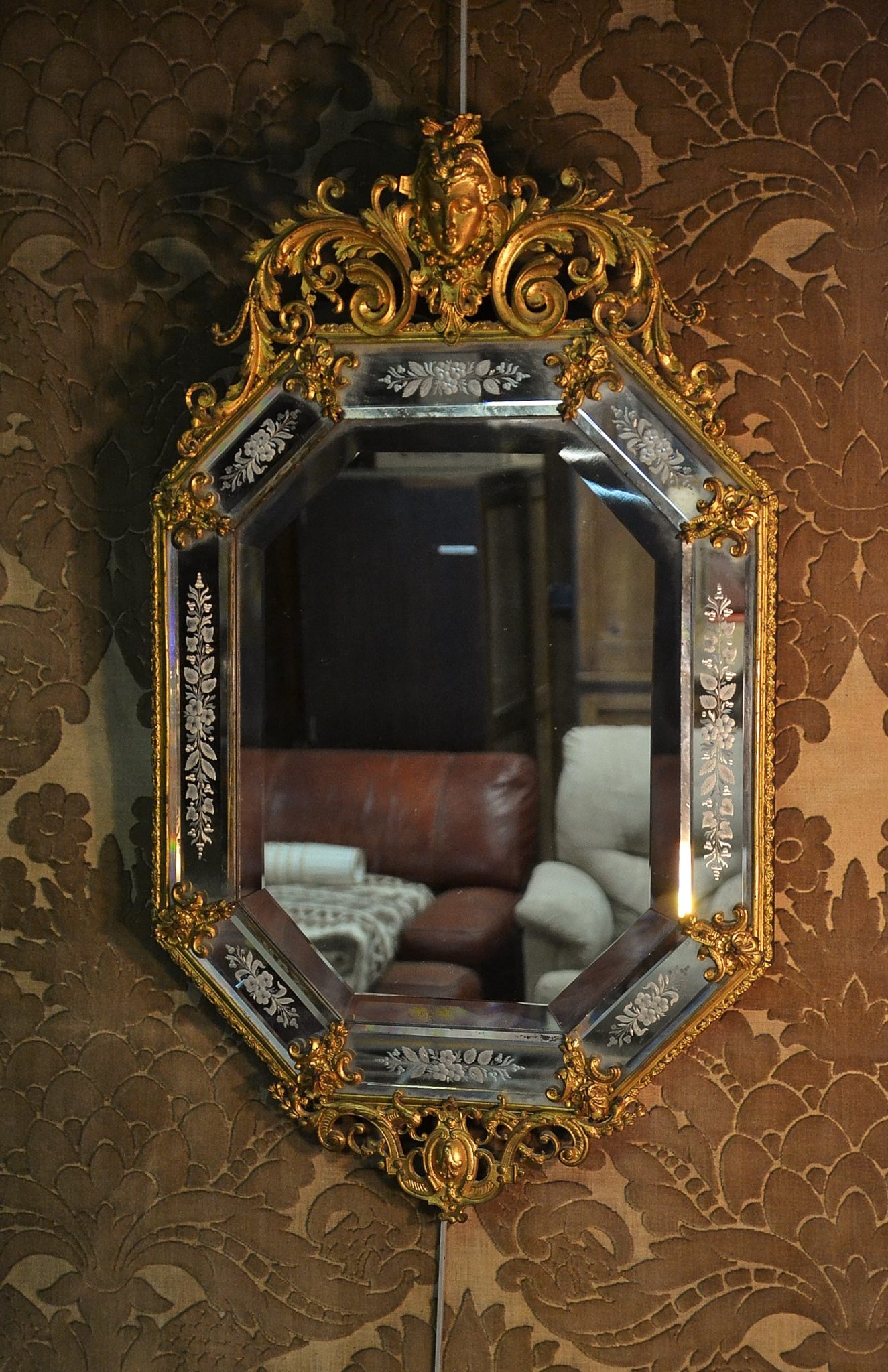 miroir-octogonal-en-bronze-napol-on-iii-rennes-antiquit-s