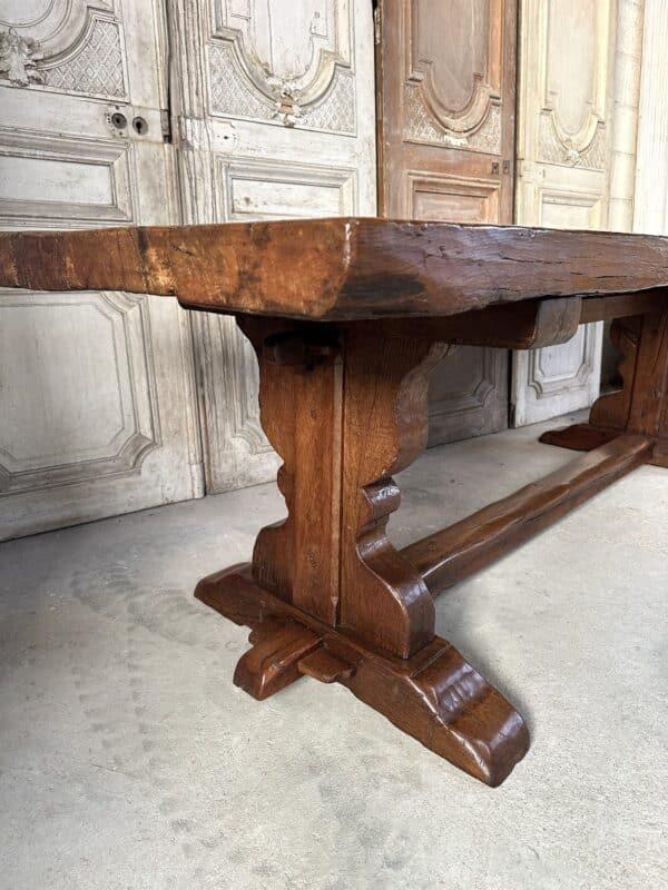 Table de monastère en chêne 20e siècle – Image 5