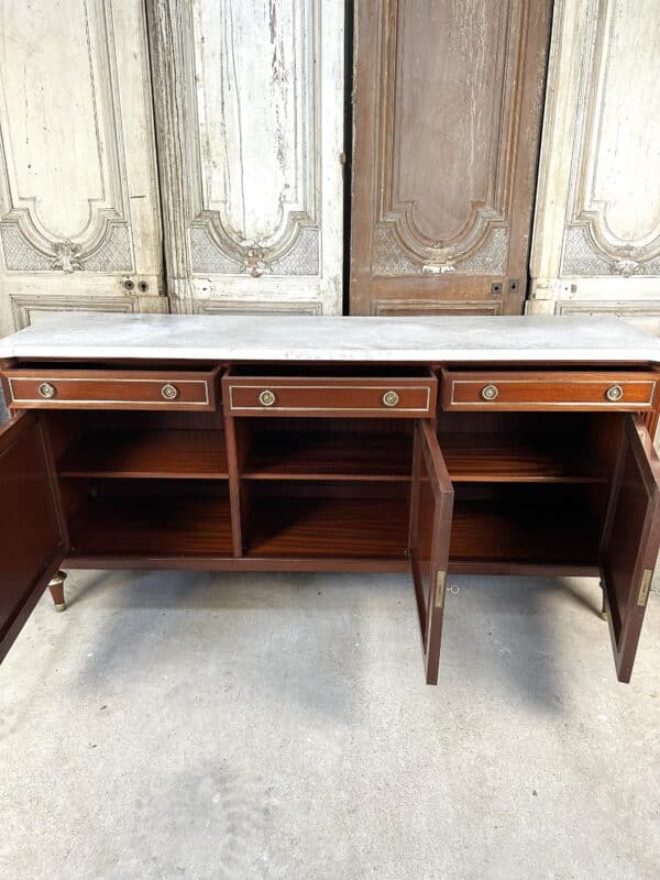 Enfilade de style Louis XVI en acajou 20e siècle – Image 10