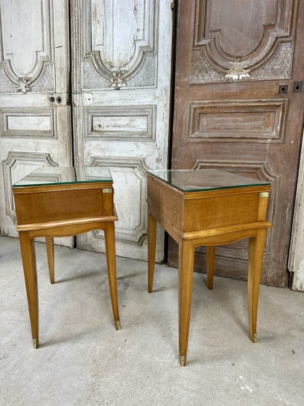 Paire de chevets de style art deco circa 1950 – Image 8