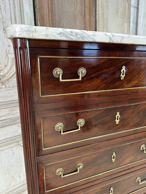 Semainier de style Louis XVI en acajou époque 19e siècle – Image 5