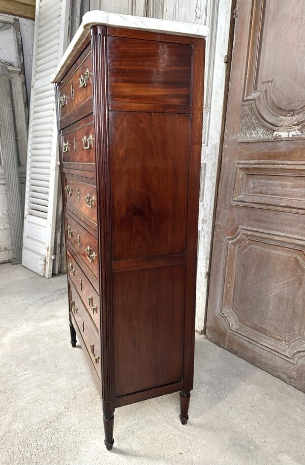 Semainier de style Louis XVI en acajou époque 19e siècle – Image 8
