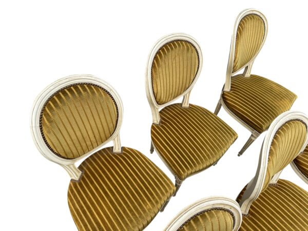 Série de 6 chaises Louis XVI circa 1970s – Image 4