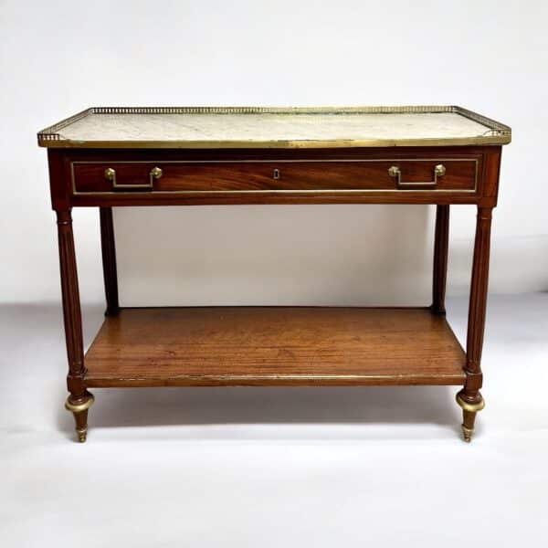Console Louis XVI en acajou époque XVIIIe siècle