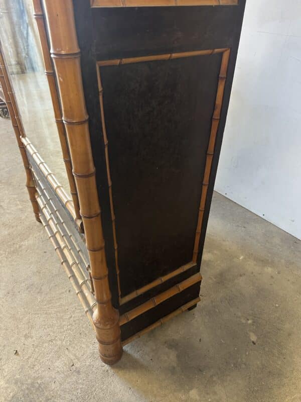Armoire à glace style faux bambou époque fin 19e siècle – Image 3