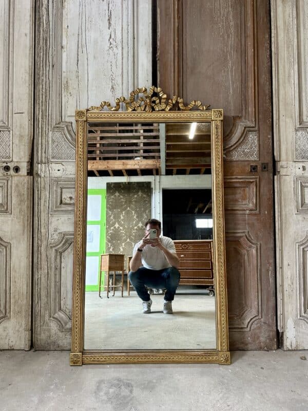 Miroir de style Louis XVI circa 1900 – Image 10