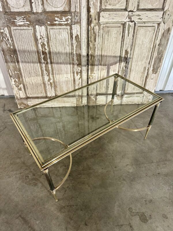 Petite table basse à double patine XXe siècle – Image 4