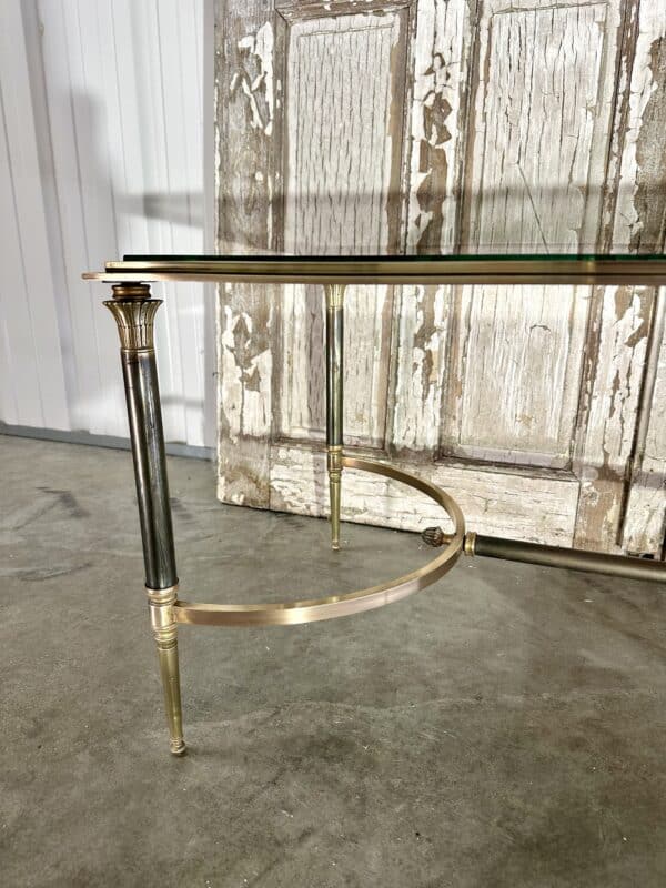 Petite table basse à double patine XXe siècle – Image 6
