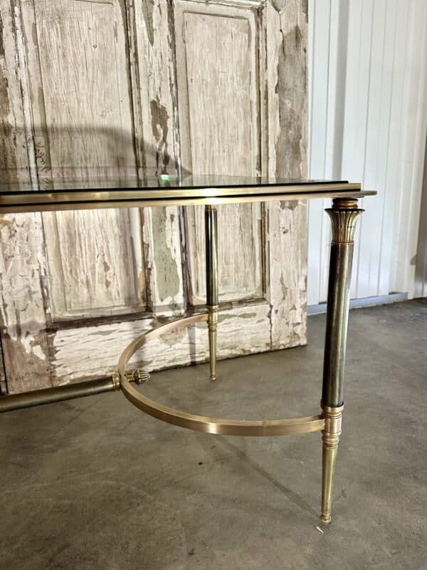 Petite table basse à double patine XXe siècle – Image 7