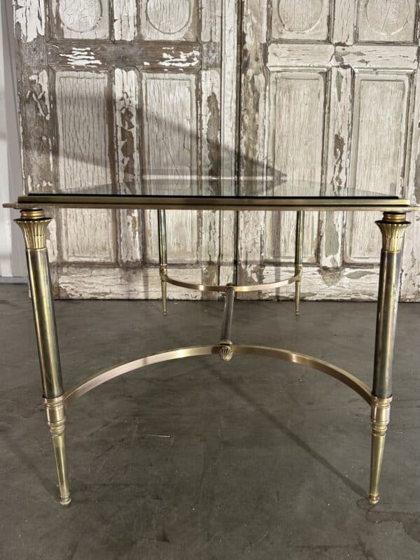Petite table basse à double patine XXe siècle – Image 11