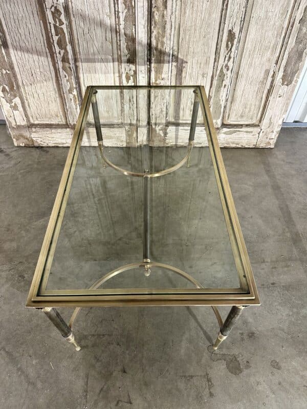 Petite table basse à double patine XXe siècle – Image 12
