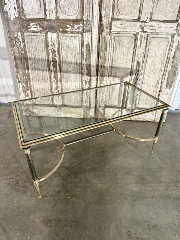 Petite table basse à double patine XXe siècle – Image 13