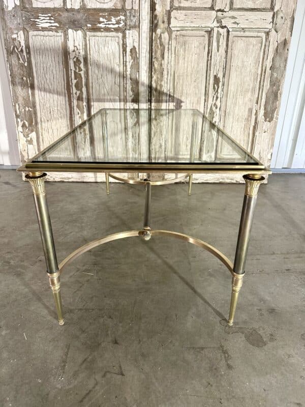 Petite table basse à double patine XXe siècle – Image 14