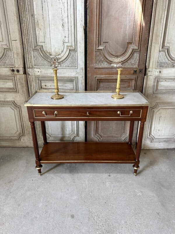 Large console Louis XVI en acajou 18e siècle – Image 2