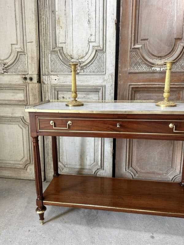 Large console Louis XVI en acajou 18e siècle – Image 3
