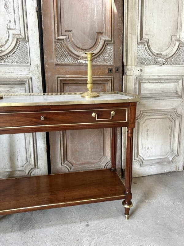 Large console Louis XVI en acajou 18e siècle – Image 4