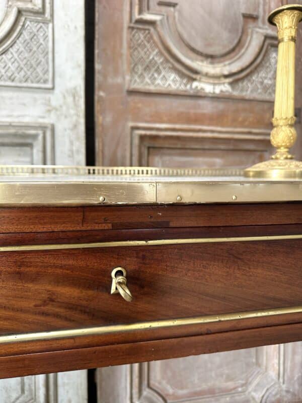 Large console Louis XVI en acajou 18e siècle – Image 8