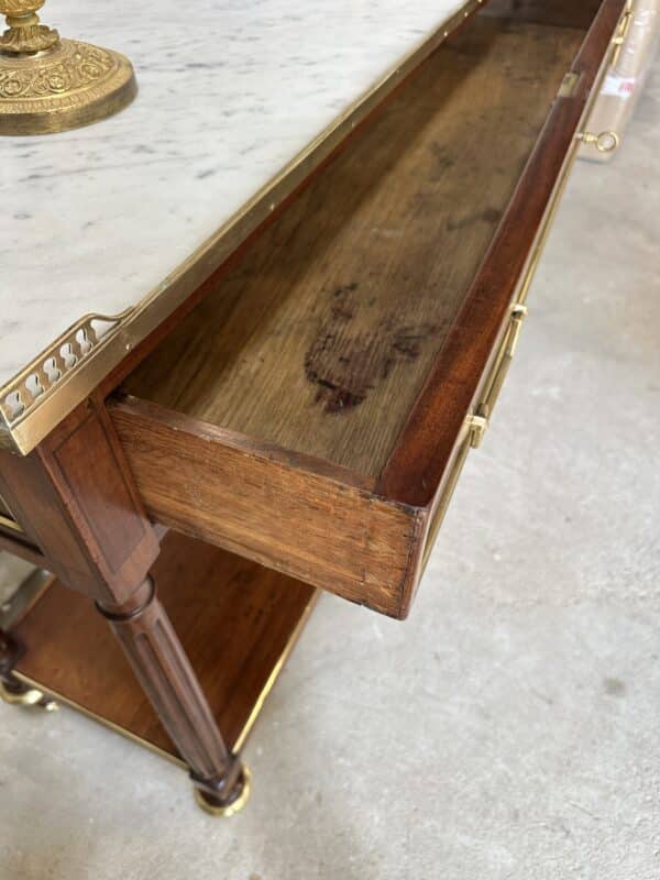 Large console Louis XVI en acajou 18e siècle – Image 10