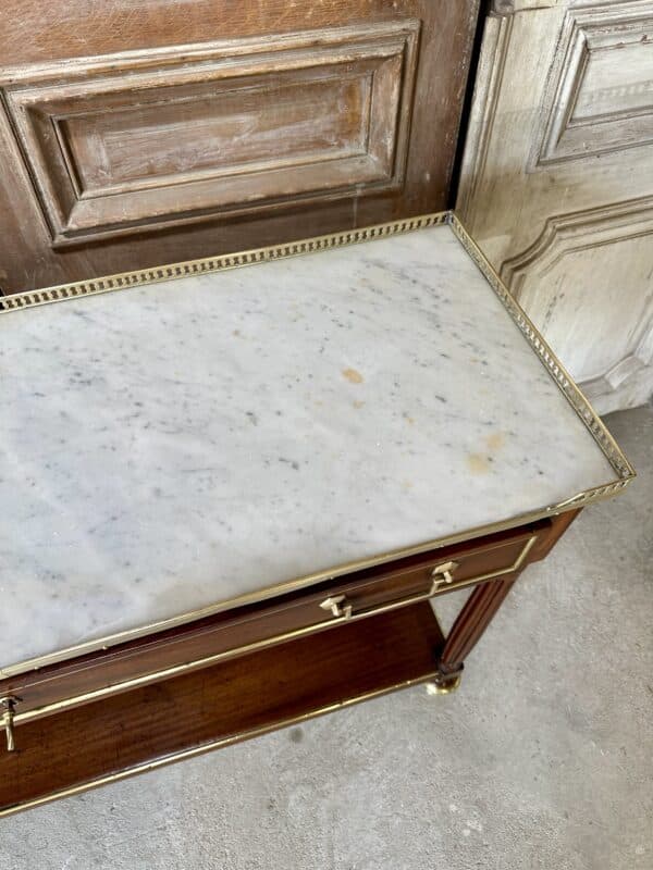 Large console Louis XVI en acajou 18e siècle – Image 13