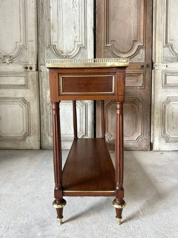 Large console Louis XVI en acajou 18e siècle – Image 15