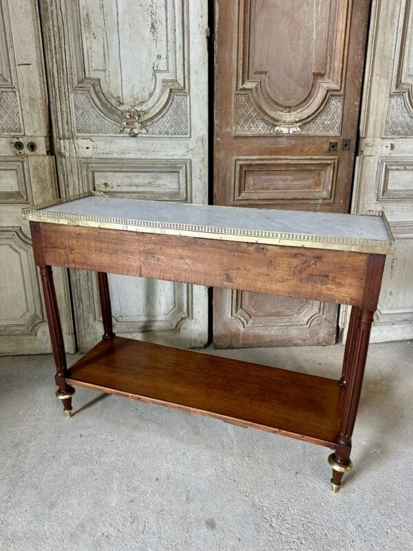 Large console Louis XVI en acajou 18e siècle – Image 16