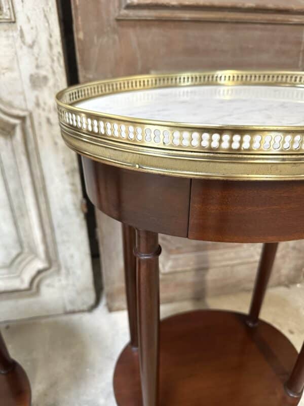 Paire de chevets Louis XVI acajou – Image 4