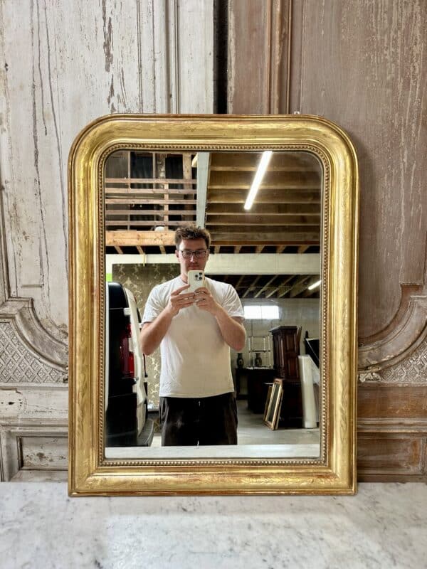 Petit miroir Louis Philippe 19e siècle – Image 8