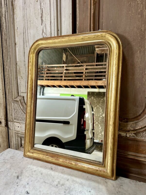 Petit miroir Louis Philippe 19e siècle – Image 2