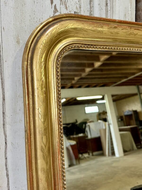 Petit miroir Louis Philippe 19e siècle – Image 4