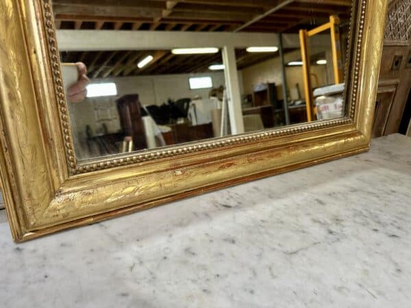 Petit miroir Louis Philippe 19e siècle – Image 3