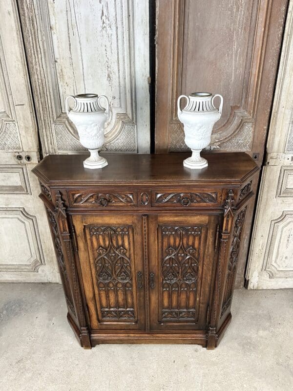 Buffet d’appui de style Néo-gothique époque 1900 – Image 5