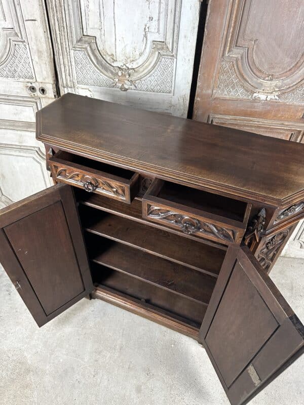 Buffet d’appui de style Néo-gothique époque 1900 – Image 15