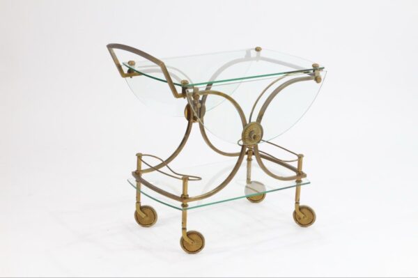 Chariot de bar attribué à la Maison JANSEN XXe siècle – Image 2