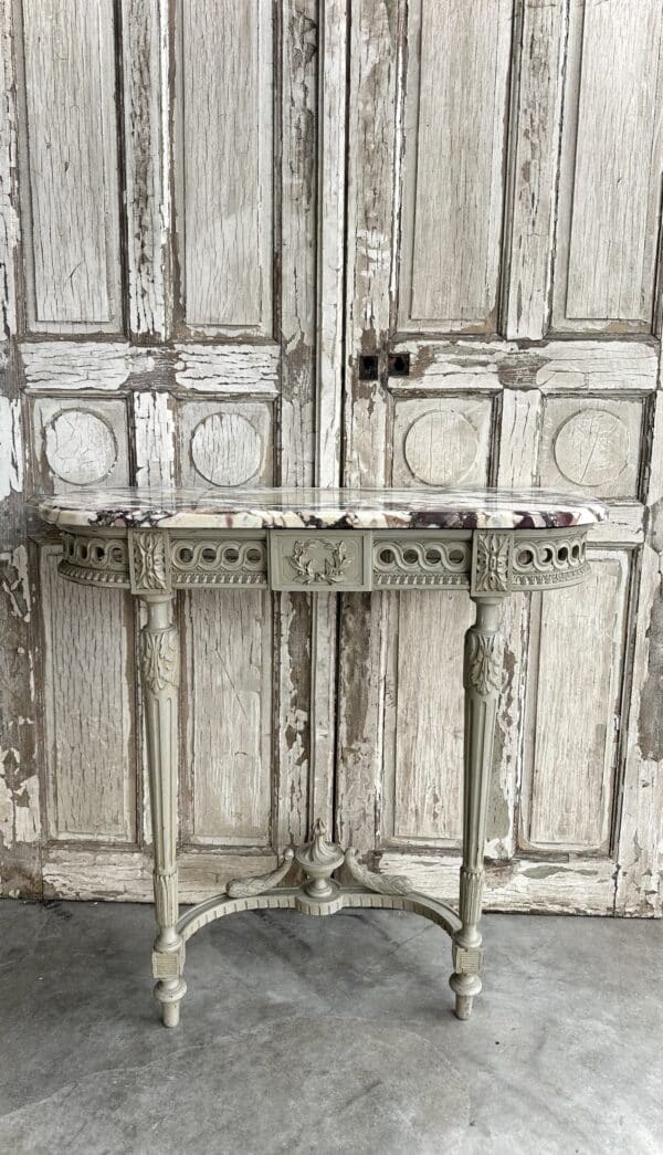 Console d’applique laquée de style Louis XVI 20e siècle – Image 3