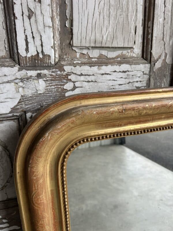 Miroir Louis Philippe 19e siècle 114 x 84 – Image 2