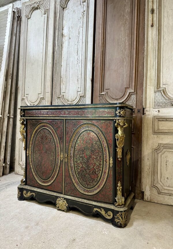 Meuble d’appui en marqueterie Boulle époque Napoléon III – Image 2