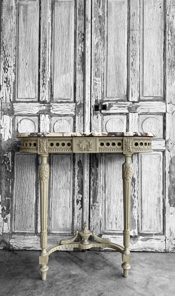 Console d’applique laquée de style Louis XVI 20e siècle – Image 2