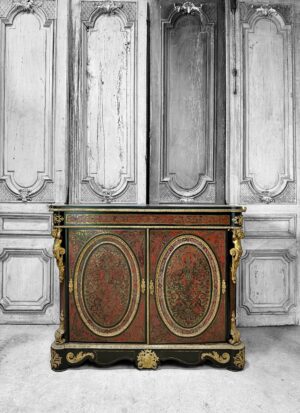 Meuble d’appui en marqueterie Boulle époque Napoléon III