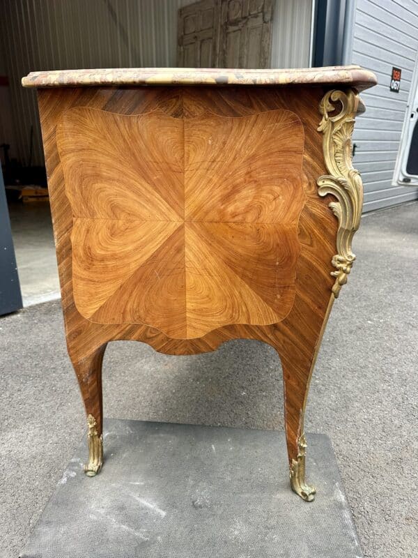 Large commode de style Louis XV milieu 20e siècle – Image 8