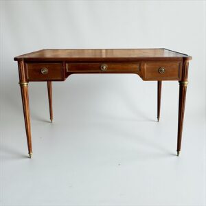 Petit bureau plat style Louis XVI 75 x 120 x 65