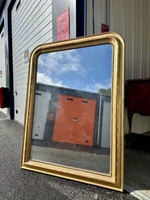 Miroir Louis Philippe doré 19e siècle 143 x 110