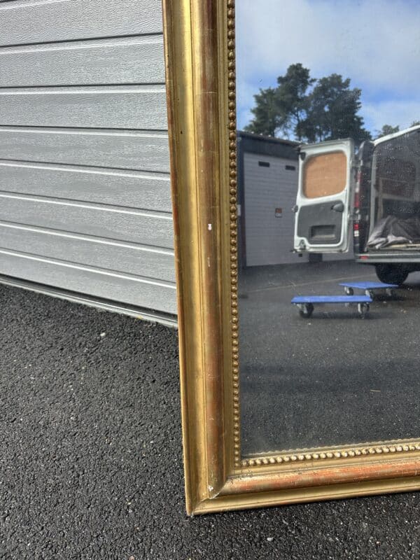 Miroir Louis Philippe doré 19e siècle 143 x 110 – Image 8
