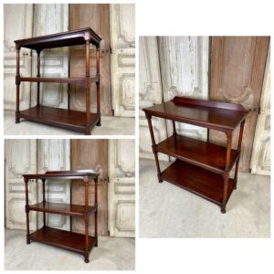 Desserte Anglaise en acajou circa 1900