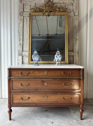 Commode Louis XVI acajou 19e siècle