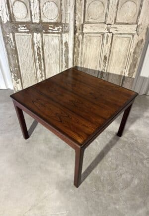 Petite table basse carrée en palissandre BRUKSBO NORWAY