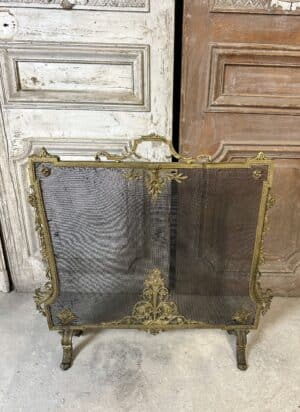 Pare feu en bronze style Napoléon III