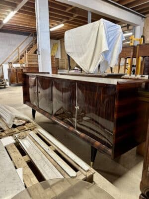 Enfilade mid-century en macassar