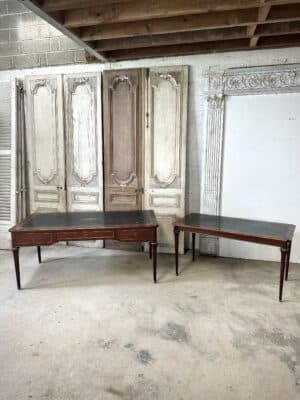 Ensemble bureau et table à écrire Mailfert de style Louis XVI époque 20e siècle