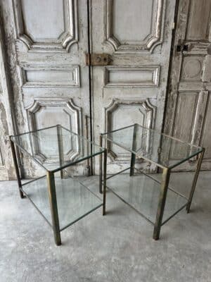 Paire de bouts de canapé J.QUINET